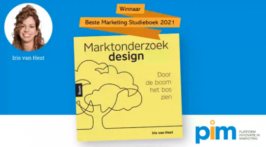 'Marktonderzoekdesign' bekroond met Marketing Studieboek 2021